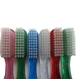 POH POH Adulto 4 Filas Supersoft #5 Cepillo de dientes 6 paquetes de colores pueden variar