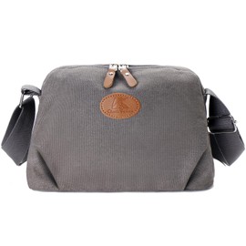 Crossbody Bag for Women Small Canvas Lightweight Crossbody Purses Shoulder Bag, Grey