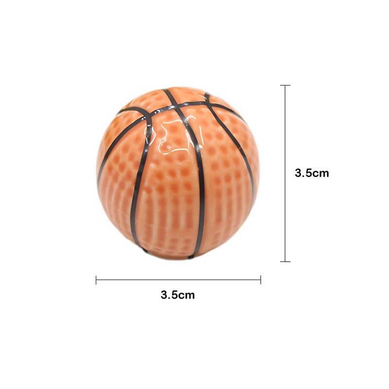 CYCOOPE Cute Ceramic Basketball Drawer Knobs Cabinet Pulls Handles Basketball