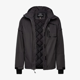 Arctix Men's Insulated Quilted Lining Waterproof Taped Peak Performance Ski Snowboard Jacket, Charcoal, Large