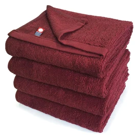Beauty-grade Imabari Towel, Commercial Use, Face Towel, Set of 4, Murakami Towel, M-Color, 13.4 x 33.9 inches (34 x 86 cm), For Beauty Salons, All 100 Colors, Lightweight and Thin (No.20 Maroon