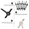 Jojofuny 4pcs Extra Long Silent Clock Movement Hands Replacement Kit