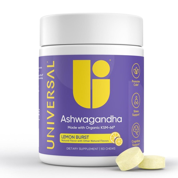 Ashwagandha KSM- 66 Chews - Daily Stress, Cognitive Function and