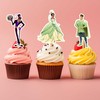 Magical Frog & Princess-Inspired Cupcake Toppers – Fairytale Party Picks