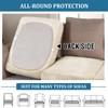 BXFUL Sofa Seat Cushion Covers, Sofa Cushion Slipcovers Stretch Velvet,