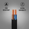 Primes DIY 2 Core Round Black Flex Flexible Cable, stranded