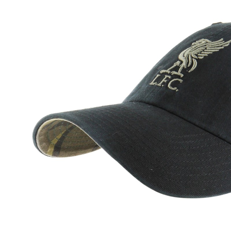 47 FC Liverpool Black EPL Ballpark Camo Clean Up Cap