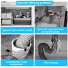 Siphon with Drain Fitting, Sink Plug Closure, Syphon Bathroom Sink,