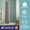 Zenna Home No Drill Curved Shower Curtain Rod, 32 -