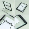 QWORK® 2 Pieces 15 x 20 cm Glass Picture Frame,