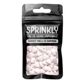 SPRINKLY - Tablet Hearts - White - 25g