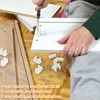 Juexica 8 Pairs False Cabinet Front Clip False Drawer Front