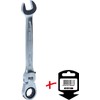 KS Tools Gelenk-GEARplus Schlüssel 11mm / 96,04Nm mit Verriegelung, verchromt,