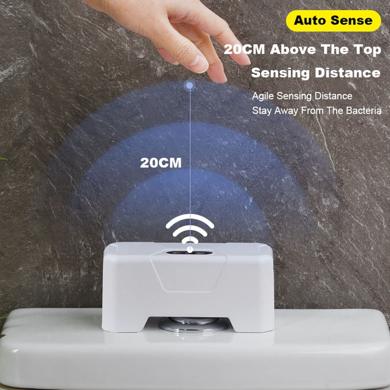 Automatic Toilet Flusher, 2023 Upgraded Touchless Toilet Flush Kit, Hands