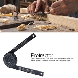 MOUMOUTEN Miter Saw Protractor, Angle Finder, 360° Protractor Digital Gauge Featuring Precision for Woodworking, Plumbers, Building