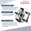 Autoround 513258 Front Wheel Hub and Bearing Assembly for Toyota