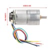 Motor de engranajes, codificador de 12V GM25-310 DC Motor de