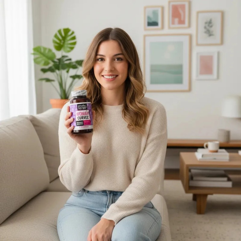 Supplement Factory Woman Curves Mejora Aumenta Busto Glúteos Cápsulas Ingredientes