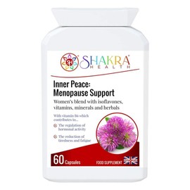 Inner Peace 60 Capsules. Herbal Support for PMS & Relief of Menopause Symptoms & Menopausal Flashes. 13 Potent, Kosher & Vegan Ingredients