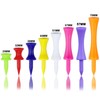 Zivisk Purple Golf Tees Plastic 57MM 100 Count Long Castle