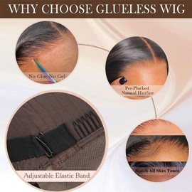 Ying Guan 250 Density Hd Lace Front Wigs Human Hair Wear and Go Glueless Wigs Human Hair Pre Plucked Lace Bleached Knots Lace Front Wig 250 Density body wave Wig 13x4 Body Wave frontal Wigs 24 inch