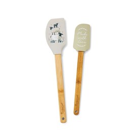 Cooksmart Pack of 2 Spatulas for Cooking | British Designed Cooking Spatula Great for Cooking Fry Up's | Spatulas & Turners for All Kitchens - Highland Sheep