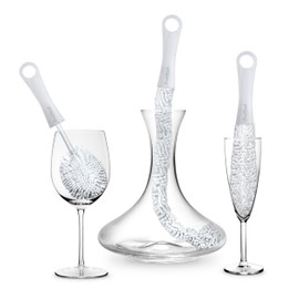 Final Touch 3 Piece Glassware Cleaning Brush Set (WBR6)