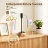 Edvision Rechargeable Fly Fans for Tables, Portable Outdoor Food Fans