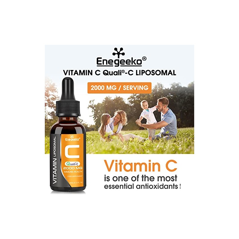 Liposomal Vitamin C Liquid 2000mg – High Absorption Vegan Formula
