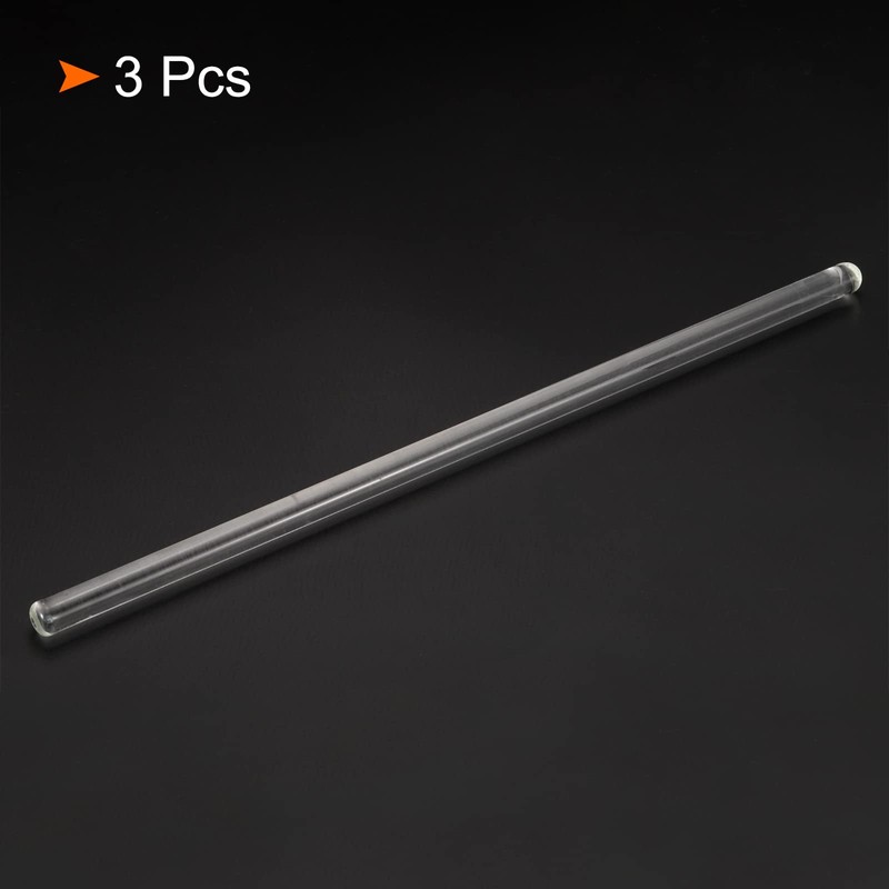 MECCANIXITY 3.3 Borosilicate Glass Stick 11.81" Length 10mm Dia Stir