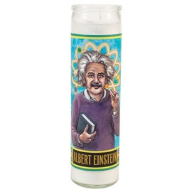 Secular Saint Velas por The Unemployed Philosophers Guild – fabricado en los Estados Unidos, Albert Einstein, 21.59 cm, 1