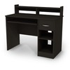 South Shore Small Wood Desk (Solid Black)