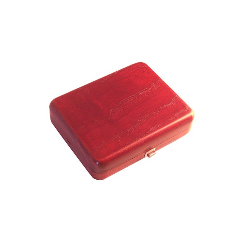 Bassoon Reed Case for 4 Pipes Wood Cones, Mahogany