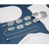 Putcuku Women Western Chain Belt Adjustable Turquoise Metal Waist Chain