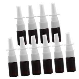 Ipetboom 10pcs Refillable Mister Water Bottle Sprayer for Hair Empty Water Container Saline for Nose Bottle for Face Small Bottle Plastic Coffee