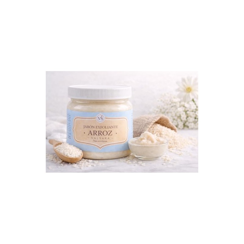 Jabon De Arroz Exfoliante Y Aclarante - 1 Kg
