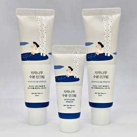 Round Lab Birch Moisture Sun Cream 50ml+50ml + 20ml Portable Extra 1+1 Double / 라운드랩 자작나무 수분 선크림 50ml+50ml + 20ml 휴대용 추가 1+1 더블