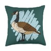 Canadian Goose, Bird Watcher, Birder, Animal Lover Vegan Throw Pillow
