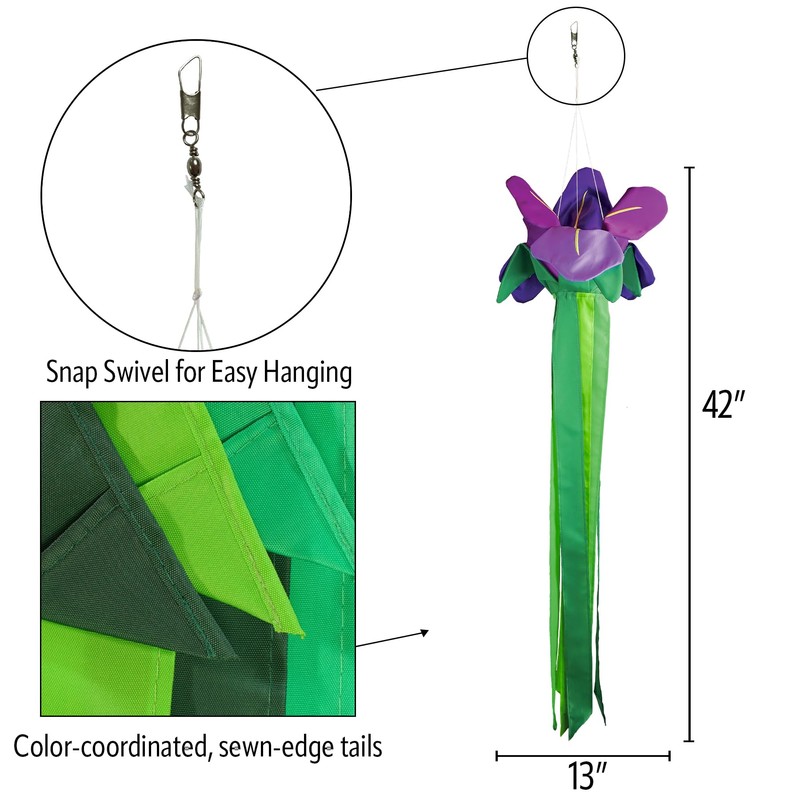 In the Breeze 5227 — Iris Windtail — Colorful 3D