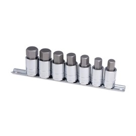 Titan 16157 Metric Large Hex Bit Socket Set, 7 Piece