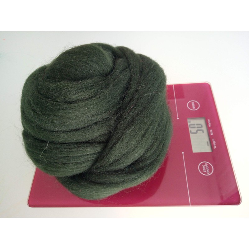 Forest Green* 100% Merino Wool Giant Yarn Extreme Arm Knitting