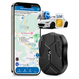 GPS Tracker Auto 4G mit SIM-Karte 5000mAh 4G GPS Tracker für Fahrzeuge Langzeit Standby Wasserdicht Magnet GPS Ortung Kostenlose APP Echtzeit Ortung GPS Gerät für Auto, Wohnmobil, LKW, Boot, Anhänger