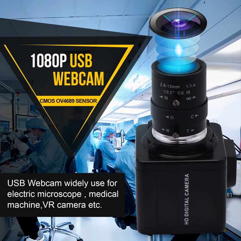 Svpro USB Camera 1080P 60fps High Speed Video Camera, Manual