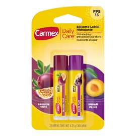 Bálsamo Labial Carmex Stick Frutas Pasión Y Ciruela- 2un