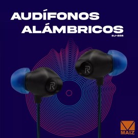 Maíz 4pz Audifonos Alambricos In-ear Jack 3.5mm Manos Libres Pc