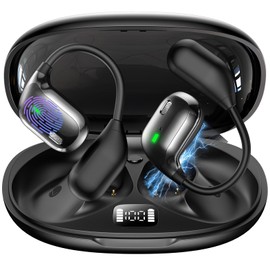 AI Real-Time Translation Earbuds | 2025 AI Translator Device with 144 Languages for iOS/Android | 3 in 1 Wireless Earbuds for Travel/Business/Learning (Blue)