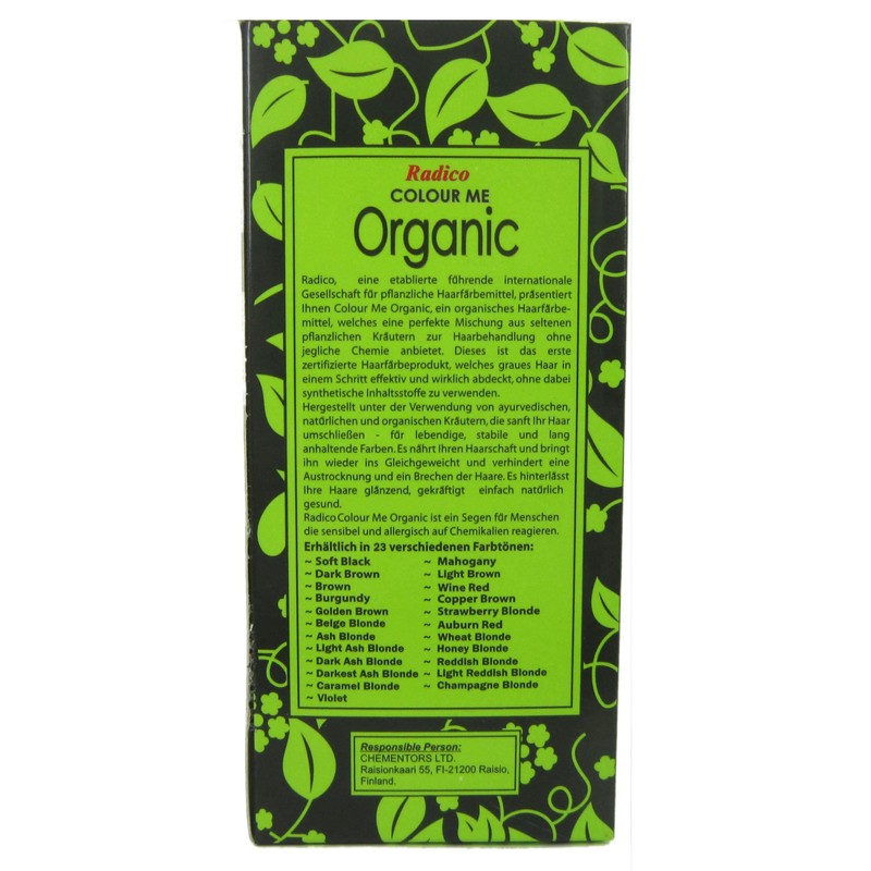 Radico Colour Me Organic Natural Golden Blonde 2 Pack Colour (Organic,