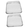 2Pcs RV Furnace Vent 4.5 X 4.5in Heavy Duty Stainless