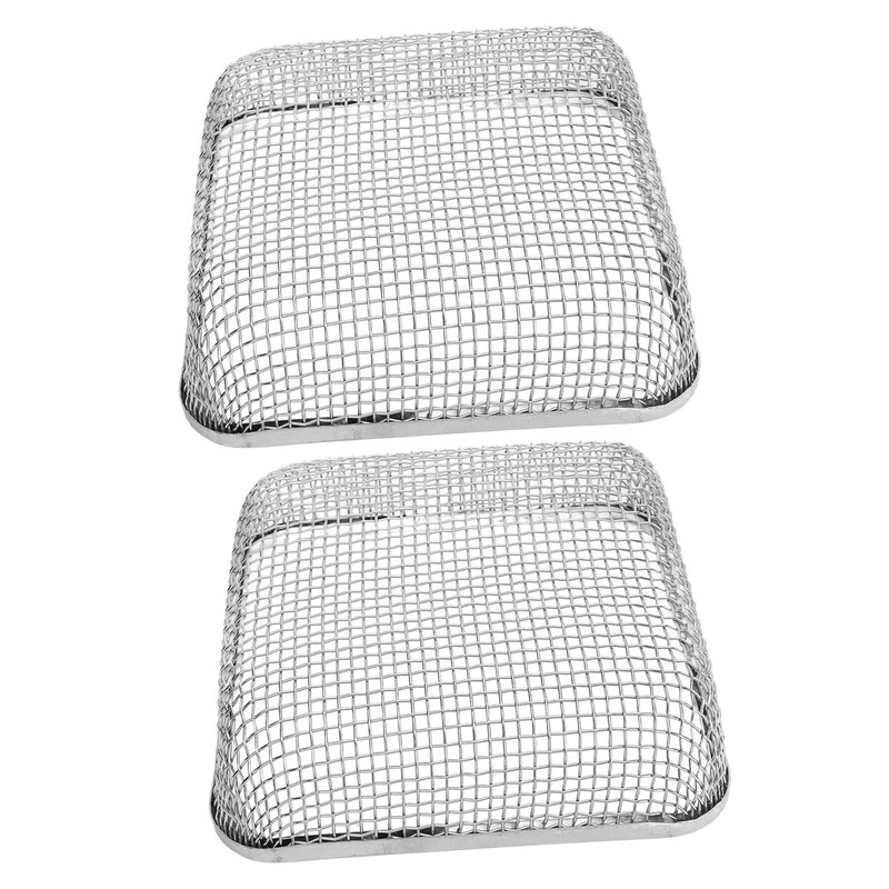 2Pcs RV Furnace Vent 4.5 X 4.5in Heavy Duty Stainless