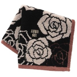 [ANNA SUI] Anna Sui 109307-0012-02 Large Towel Handkerchief 11.0 inches (28 cm), Rose (Beige), Women's, Hand Towel,, beige
